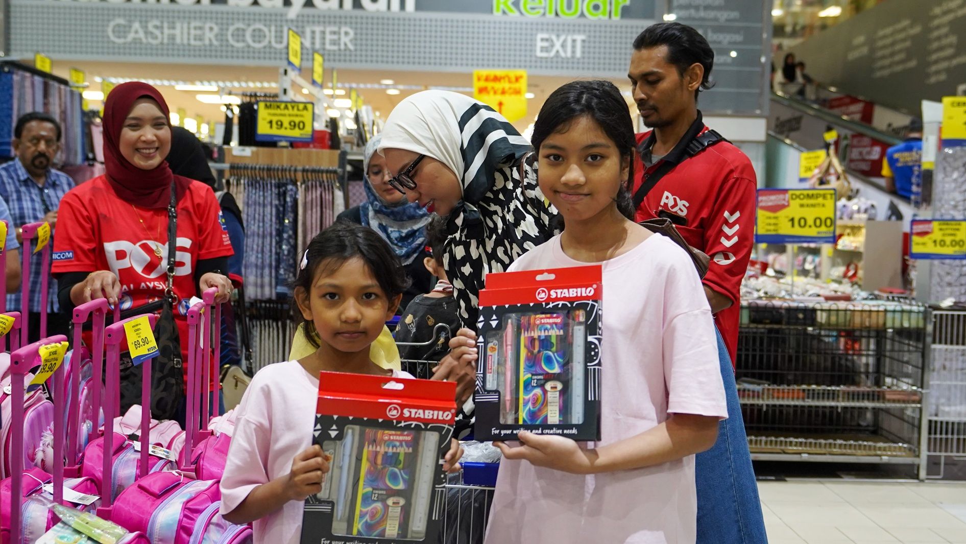 Delivering Opportunity: Pos Malaysia & MYDIN Partner to Equip Over 1,000 Children for the New School Year