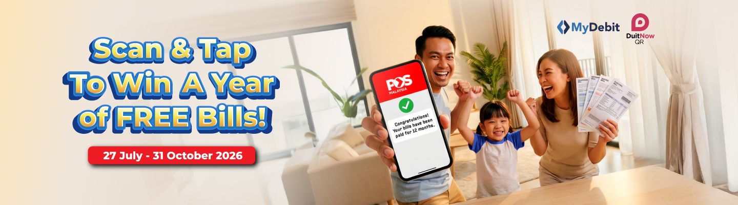 PayNet Cashless Campaign at Pos Malaysia outlet